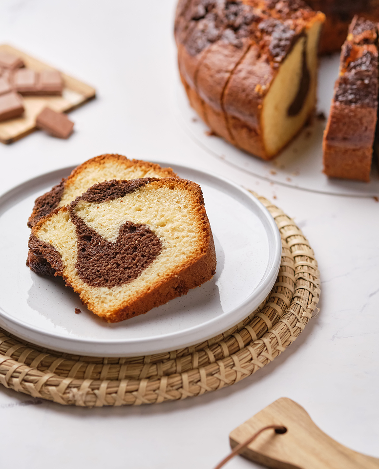 Ciambellone variegato